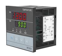 Controlador de Temperatura PID Digital MC901 -199℃ ~ 1300℃, Regulador de temperatura Tipo K Sensor PT100 Entrada Universal Relé / Salida SSR