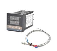 Controlador de temperatura PID Digital REX-C100, termostato 40DA SSR, relé K/J, tornillo M6, 1M, sonda termopar, juego de disipador de calor RKC, 1 Uds.(Set 1 K)