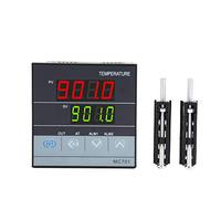 Controlador de Temperatura PID Digital, Termostato con Entrada de Sensor Tipo K PT100, Salida de Relé y SSR, MC701 para Control de Calor Industrial