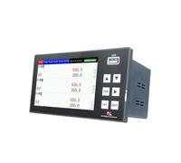 Controlador de temperatura programable de 12 canales y 5 pulgadas con temporización de segmentos de programa multisegmento y grabación de datos USB(3 channels relay output)