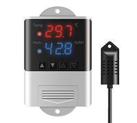 Controlador de temperatura y humedad de alta precisión, rango de 20 ~ 60 °C/0 ~ 100% RH, utilizado para incubadora, bolsa de almuerzo de invernadero para hombres, tamaño grande