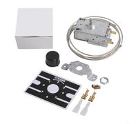 Controlador de termostato para frigorífico modelo K50 220V-250V con sonda de 90cm y conexiones de 3 pines, compatible con refrigerador, enfriador de bebidas,