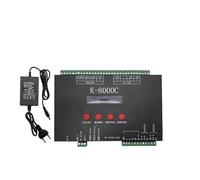 Controlador de tira de luz a todo color K-8000C programable con tarjeta SD con 8 puertos for iluminación exterior con programa incorporado