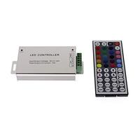Controlador de tira IR RGB de 44 teclas, aluminio, 12 A