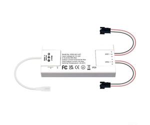 Controlador de tira LED con micrófono integrado y sincronización de música en tiempo real para pantallas de luz dinámicas en tableros (A)