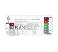 Controlador de tira LED esp32 con micrófono para WLED - USB-C 5V-24V Digital Pixel Light Board para WS2812B SK6812 RGBW para rgbcct Smart Home DIY