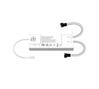 Controlador de tira LED para ESP32/ESP8266, salida máxima de 12 A, micrófono de música, más de 100 modos, control remoto de aplicación WLED, iluminación inteligente DIY +++ (B)