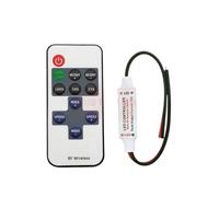 Controlador de tira luz LED mini atenuador DC 5V 12V 24V controlador adecuado for 5050 5630 2835 monocromática(11key RF 10pcs)