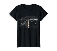 Controlador de tráfico aéreo de la Pista del Aeropuerto de Camiseta gráfica económica, Mujer, Negro, XS