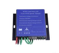 Controlador de turbina eólica de 800 W con carga MPPT Boost, sobrecarga y polaridad inversa para protección, diseño impermeable IP67 para sistemas de energía renovable de 12 V/24 V (azul 800 w12 V)