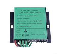 Controlador de turbina eólica de 800 W con tecnología MPPT Boost, IP67 impermeable y sobrecarga para protección, apto para baterías de energía renovable de 12 V 24 V (verde 800 w24 v)