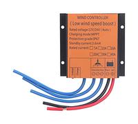 Controlador de Turbina Eólica, WindController, Automático 100W-400W 12V 24V IP67 MPPT WindController Generador Regulador para Solar, Controladores de Energía (40A)