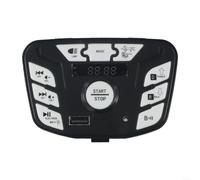 Controlador de vehículo eléctrico para niños JR1927M Z 12V que ofrece ajustes de velocidad, historias y canciones (JR1927M-Z 24V negro)