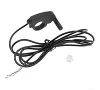 Controlador de velocidad con acelerador de pulgar derecho y control de empuje para bicicletas eléctricas y scooters, diseñado para manillares de 22 mm e integración eléctrica (B)