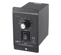 Controlador de velocidad de motor CC de 20 A para regulador PWM compatible con 12 60 V para motor de cepillo de CC con control hacia adelante y hacia atrás para líneas de producción (M6020RF)