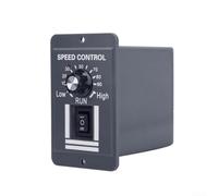 Controlador de velocidad de motor de 12-60 V CC, regulador electrónico de interruptor de marcha atrás con control de perilla para motores eléctricos de 20 A