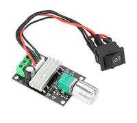 Controlador de velocidad de motor de DC, regulador de control reversible de control de velocidad de motor 6V 12V 24V 3A PWM con interruptor