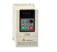 Controlador de velocidad de motor de inducción trifásico VFD 220 V 380 V 0,75 kW 1,5 kW 2,2 kW Salida 3PH 220 V 380 V Variador de frecuencia CA(0.75KW-1hp,1PH AC220V)