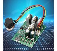 Controlador de Velocidad de Motor PWM DC con Pantalla Digital de RPM, Interruptor de Controlador de Motor de 6-60 V 30 A para Motores Eléctricos, Control de Velocidad Ajustable,