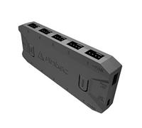 Antec Controlador ARGB y ventilador: 5 puertos de ventilador PWM, 5 puertos LED ARGB, alimentación SATA, diseño compacto, garantía de 2 años