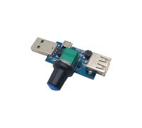 Controlador de Velocidad de Ventilador USB de 4-12 V CC y 5 W con Módulo de Interruptor de Velocidad y Regulador de Volumen.