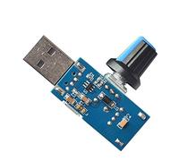 Controlador de velocidad de ventilador USB silencioso, interruptor regulador de control de volumen CC 4V-12V 5W