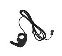 Controlador de velocidad del acelerador de pulgar para bicicleta eléctrica, montaje izquierdo/derecho, 12-72 V, carcasa ABS, conector SM de 3 pines, compatible con sistemas Bafang E-Bike