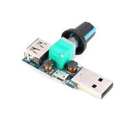 Controlador de velocidad del módulo gobernador de 5 vatios USB de 5 V 4-12 V perilla de control de velocidad interruptor para escritorio USB