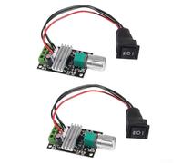 Controlador de velocidad del motor CC 2 unids controlador ajustable para control PWM 6V 12V 24V 28V 3A Diseño de funcionalidad inversa