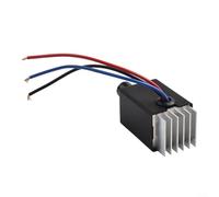 Controlador de velocidad del motor DC 12V 24V Interruptor regulador de velocidad electrónico continuo para motores de 120W 12V 240W 24V, negro