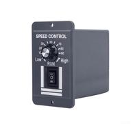 Controlador de velocidad del motor, DC12-60V 20A regulador de velocidad del motor eléctrico hacia adelante y hacia atrás, reguladores ajustables hacia adelante, 99x90x60mm