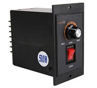 Controlador De Velocidad Del Motor De CA 220V 50/60Hz Regulador De Velocidad Del Motor EléCtrico MonofáSico Con Interruptor Giratorio Ajustable(500W)