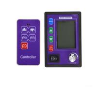Controlador de velocidad del motor de CC 30A con control remoto inalámbrico y monitor de voltaje y corriente de pantalla LCD para motores cepillados