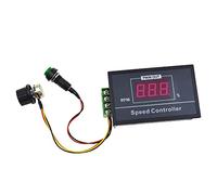Controlador de Velocidad del Motor de CC PWM, DC6V-60V/30A LED Digital Display Controlador de regulación de Velocidad Continua con Interruptor de potenciómetro