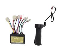 Controlador de velocidad del motor del cepillo de 24 V 250 W Caja de control del motor cepillado de con empuñadura del acelerador para bicicleta eléctrica Triciclo Scooter