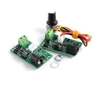 Controlador de velocidad del motor eléctrico 6V-28V 3A Regulador PWM con potenciómetro B100K para motores pequeños y unidades de ventilador, controlador de velocidad de motor PWM microed