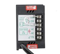 Controlador de velocidad del motor, Keenso AC 220V 50Hz 15-400W Controlador de velocidad del motor sin escalones ajustable, Interruptor de control de velocidad digital 0-1450 rpm(250W)