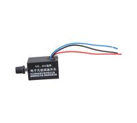 Controlador de velocidad del motor mejorado de 12 V 24 V, regulador continuo para aplicaciones de ventilador y calentador, regulador de motor eléctrico