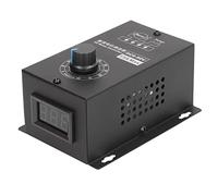 Controlador de Velocidad del Motor, módulo PWM 15 A, rotación hacia adelante y hacia atrás, regulador de Motor de Voltaje Amplio de 6 90 V con Perilla de potenciómetro para