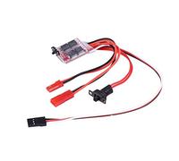 Controlador de velocidad electrónico cepillado ESC con freno 20A Controlador de velocidad de motor impermeable para RC Coche Modelo de barco Accesorios