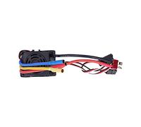 Controlador de velocidad electrónico sin escobillas y resistente al agua de 60 A, para coche RC 1/10, compatible con Li-Po 2-3S de 5,8 V/3 A BEC, con respuesta mejorada del acelera