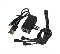Controlador de velocidad PWM para ventilador de 12 V y 4 pines, fuente de alimentación USB tipo C, para proyectos DIY