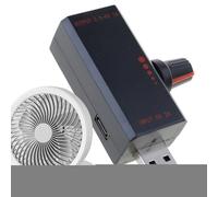 Controlador De Velocidad,Regulador De Inducción 5V | Regulador De Soplador Ajustable Con Protección USB Para Refrigeración Diaria, Exterior, Taller, Camping, Acuario, Industrial Y
