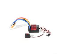 Controlador de velocidad sin escobillas RC ESC de 60 A para coches eléctricos escala 1/10, cuenta con BEC integrado, condensadores de protección térmica y ventilador de disipación de calor para uso
