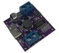 Controlador de ventilador de motor sin escobillas Pwm con tres voltajes de salida de CC ajustables de 5 V, 7 V y 9 V para proyectos de bricolaje y diseño externo Mos soporta hasta 10 W