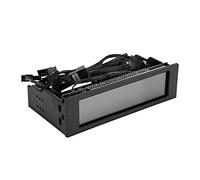 Controlador de ventilador PC, controlador de temperatura de la CPU, controlador de velocidad de 5 ventiladores Sensor de temperatura de la CPU Enfriamiento de la computadora Bahía de la unidad Panel f