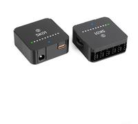 Controlador de ventilador PWM de 12 V CC con perilla manual e indicador LED para velocidad tipo C o entrada CC, divisor de 6 puertos para refrigeración de PC (enchufes CC)