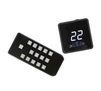 Controlador de ventilador PWM de 12 V con control remoto digital, regulador de velocidad de PC de 4 pines, alimentado por USB-C a través de PD QC 60 W, ajuste continuo para refrigeración de enrutador