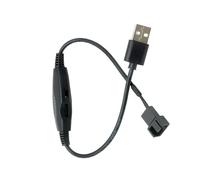 Controlador de ventilador USB - Adaptador de ventilador ABS de cobre | Convertidor USB PWM | | Adaptador de paso para ventiladores de cajas | Para PC Computadora de Escritorio Dispositivos