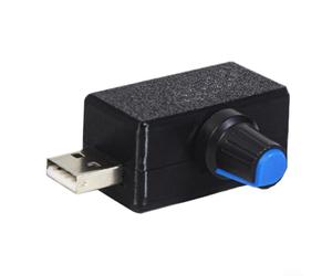 Controlador de ventilador USB continuo, regulador de flujo de aire CC 4V-12V, ajustador de voltaje para computadora portátil, refrigeración de escritorio, interruptor de ventilador variable, regulador